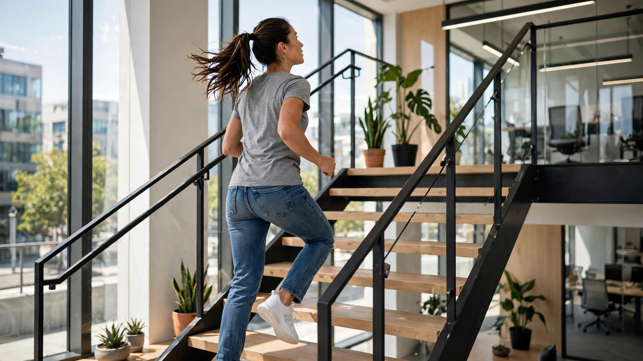 Climbing 5 Flights of Stairs Daily Cuts Heart Disease Risk